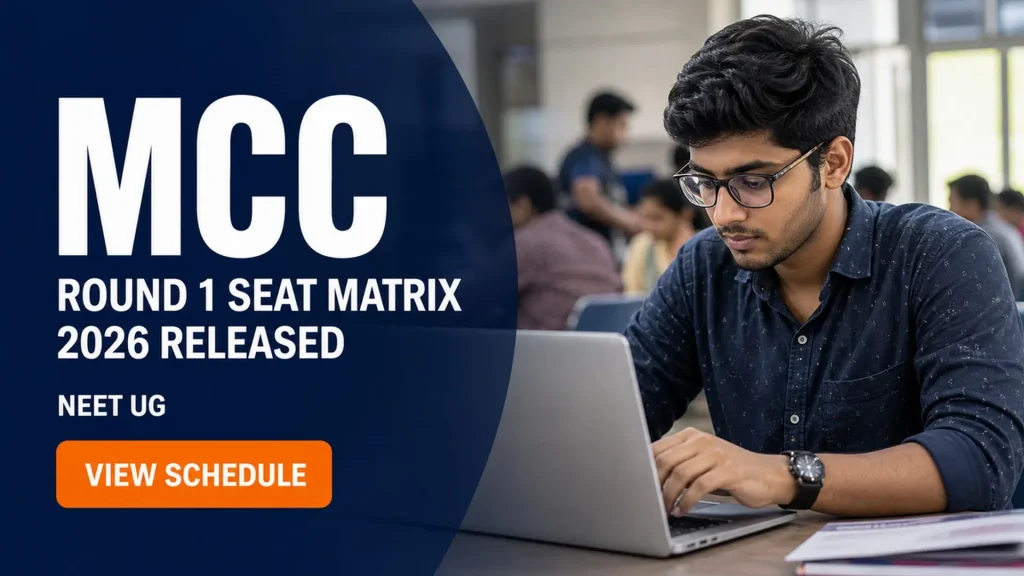 NEET 2026 Seat Allotment MCC Round 1