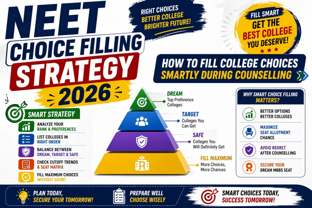 NEET 2026 Choice Filling MCC counselling college preference